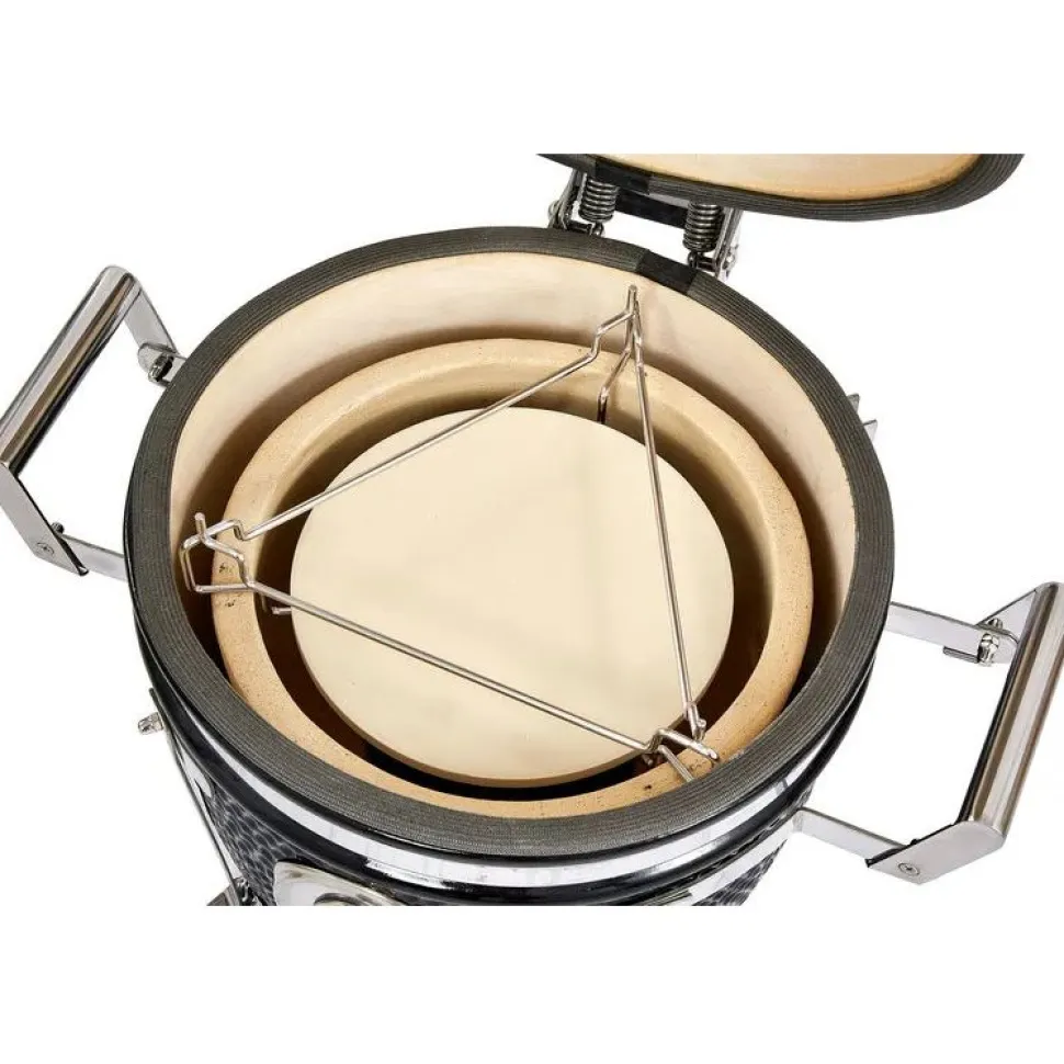 Hiiligrilli Kamado Sumo Signature Junior 15", musta