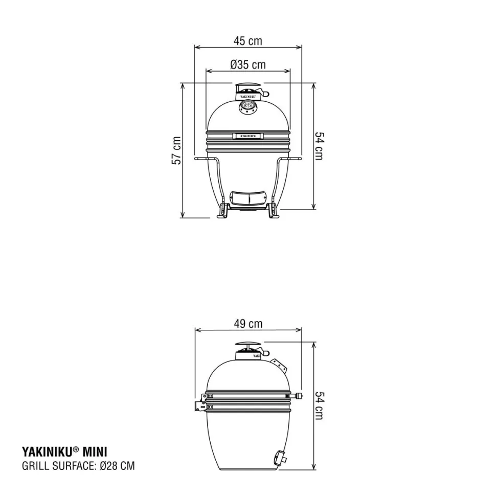 Hiiligrilli Yakiniku Mini Kamado Basic