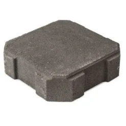 Hulelaatta HB-Betoni, 258x258x80mm, musta, 96kpl/lava