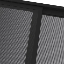 Huvimaja katolla 4x3x2,5 m alumiini ja teräs antrasiitti