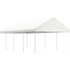 Huvimaja valkoinen 8,92x4,08x3,22 m polyeteeni