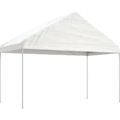 Huvimaja valkoinen 8,92x4,08x3,22 m polyeteeni