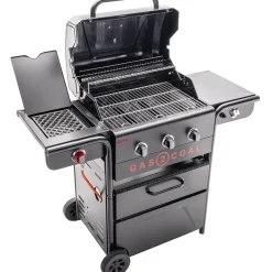 Hybridigrilli Char-Broil Gas2Coal 2.0 330 Special Edition, 3 poltinta, pihvinpaistopoltin