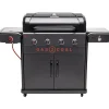 Hybridigrilli Char-Broil Gas2Coal 2.0 440 Special Edition, 4 poltinta, pihvinpaistopoltin