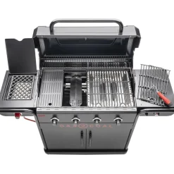 Hybridigrilli Char-Broil Gas2Coal 2.0 440 Special Edition, 4 poltinta, pihvinpaistopoltin