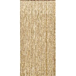 Hyönteisverho beige ja ruskea 90x220 cm chenille