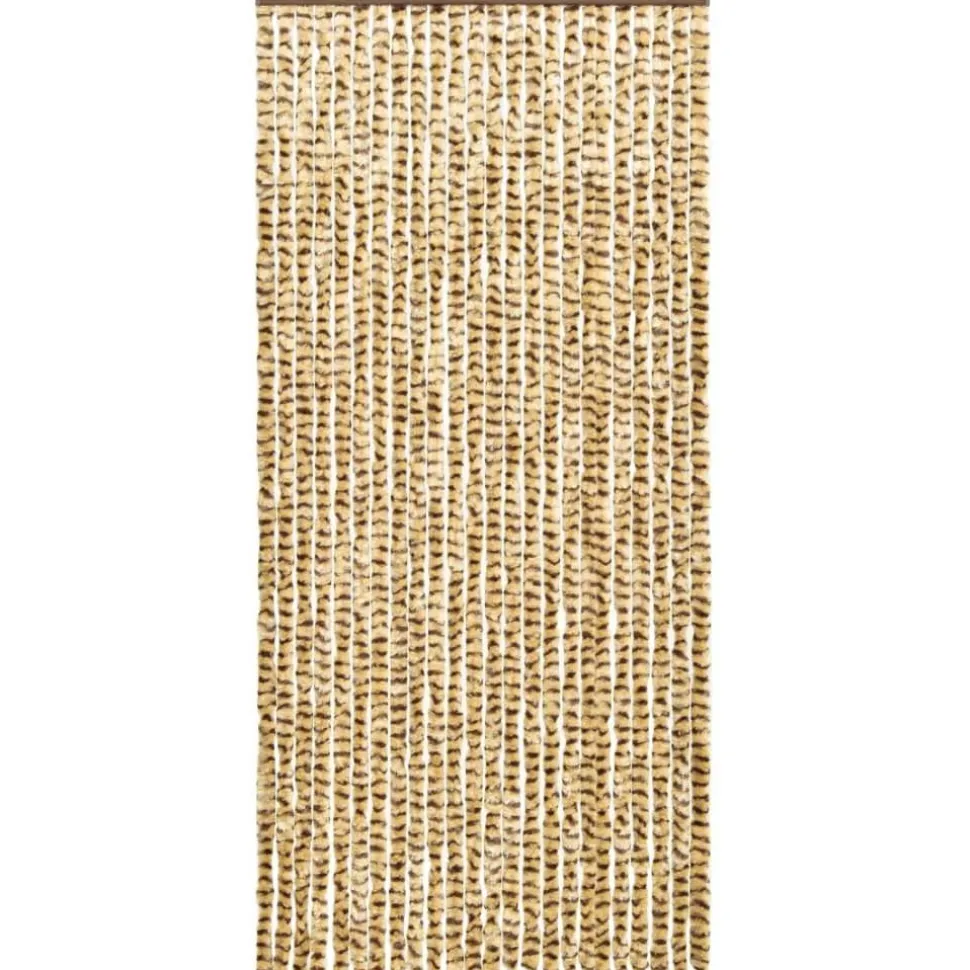 Hyönteisverho beige ja ruskea 90x220 cm chenille