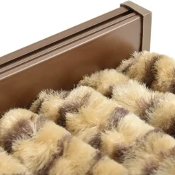 Hyönteisverho beige ja ruskea 90x220 cm chenille