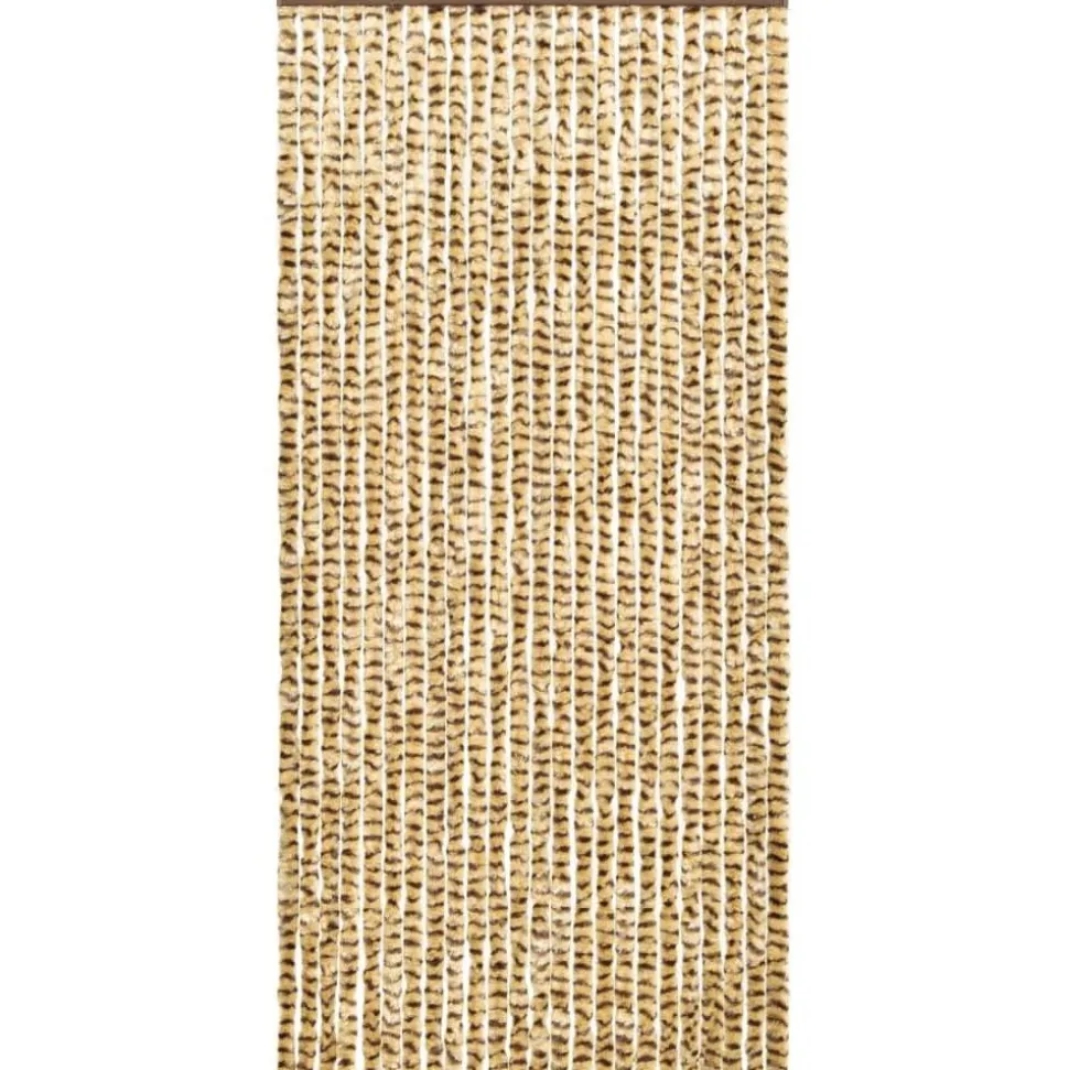 Hyönteisverho beige ja ruskea 100x220 cm chenille