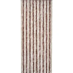 Hyönteisverho beige ja vaaleanruskea 56x200 cm chenille