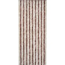 Hyönteisverho beige ja vaaleanruskea 120x220 cm chenille