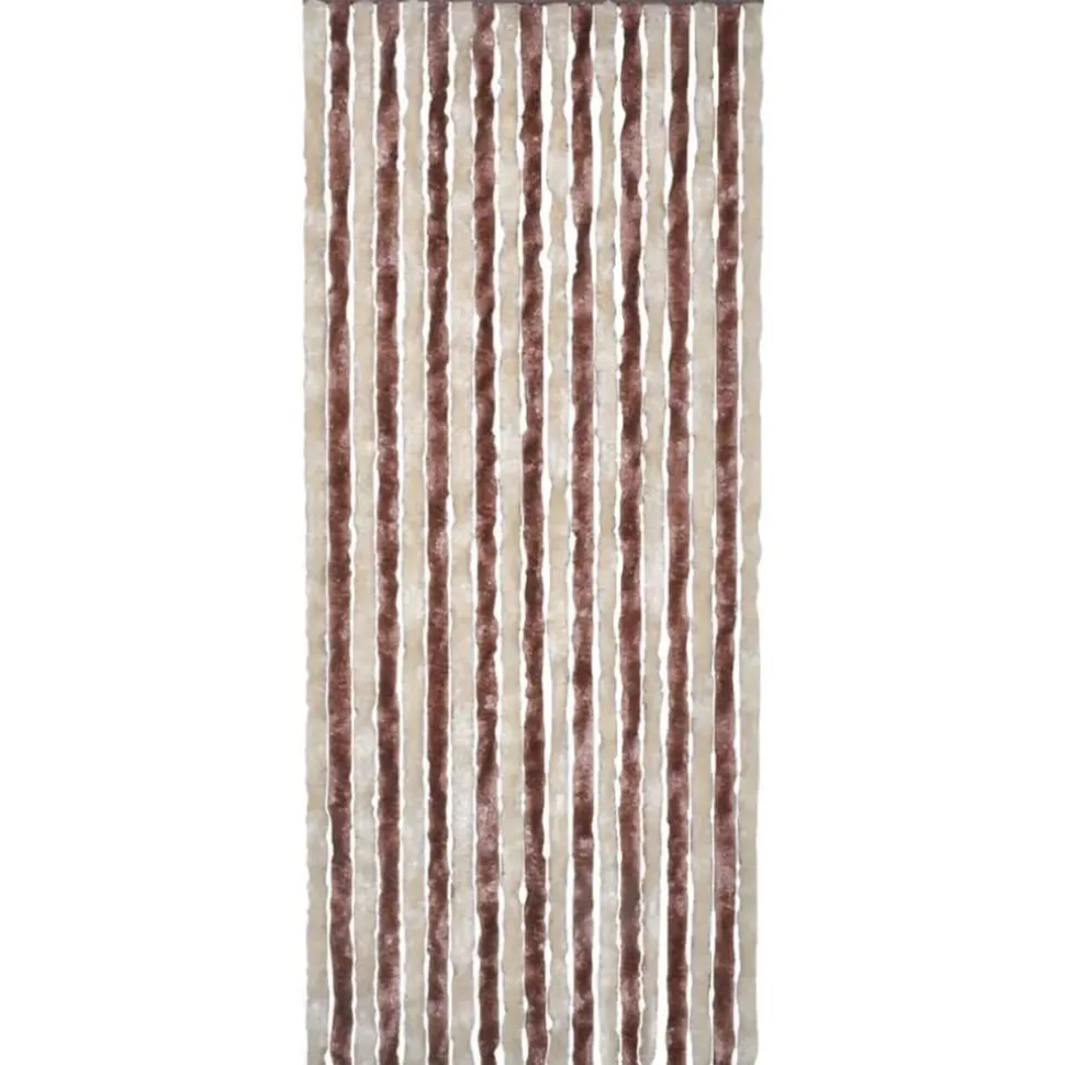 Hyönteisverho beige ja vaaleanruskea 90x200 cm chenille