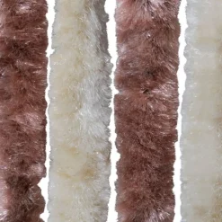 Hyönteisverho beige ja vaaleanruskea 90x200 cm chenille