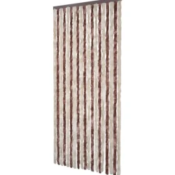 Hyönteisverho beige ja vaaleanruskea 90x200 cm chenille