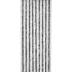 Hyönteisverho harmaa ja valkoinen 90x200 cm chenille