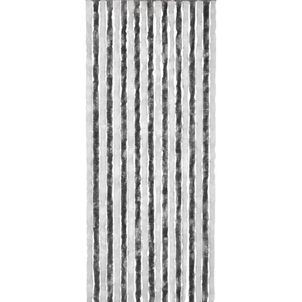 Hyönteisverho harmaa ja valkoinen 90x200 cm chenille