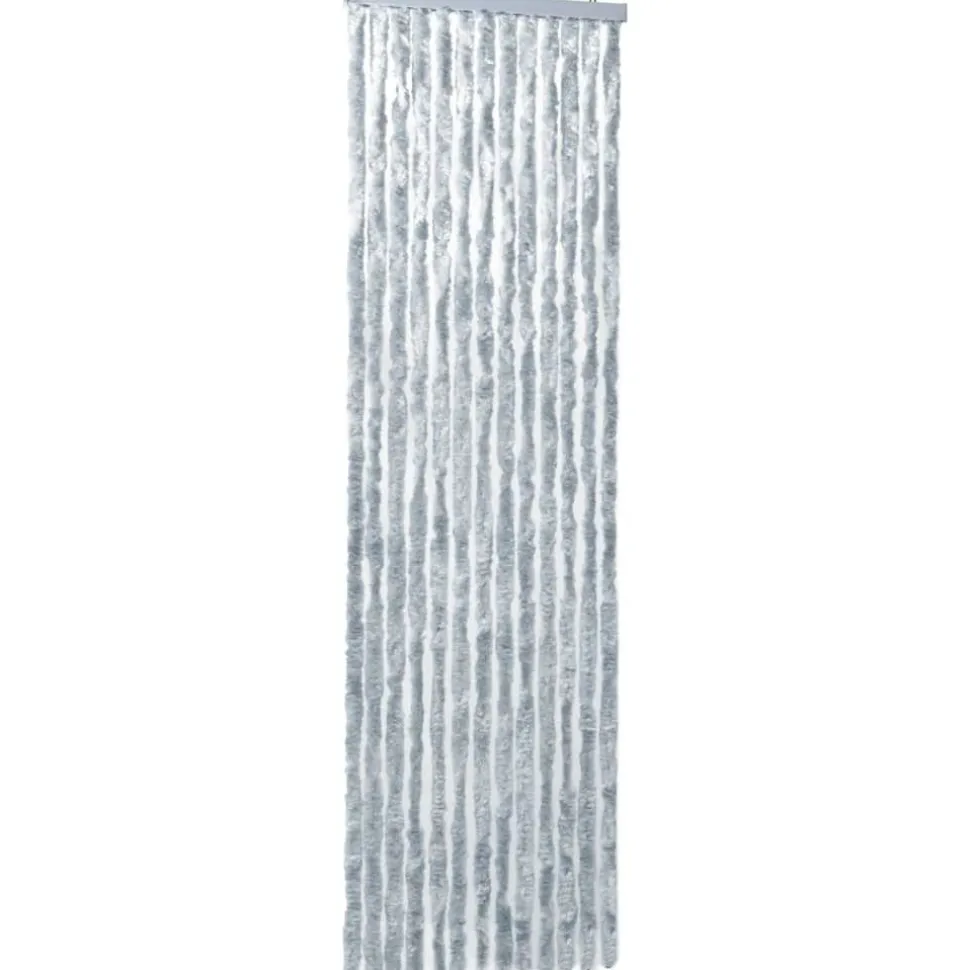 Hyönteisverho harmaavalkoinen 56x200 cm chenille