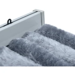 Hyönteisverho hopea 56x185 cm chenille