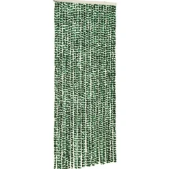 Hyönteisverho vihreä ja valkoinen 90x220 cm chenille