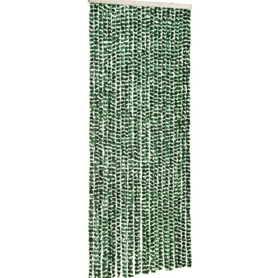 Hyönteisverho vihreä ja valkoinen 90x220 cm chenille