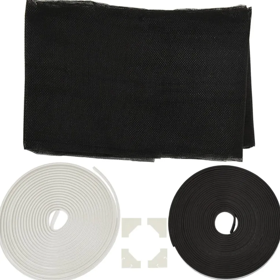 Hyönteisverkko ikkunaan, magneeteilla, valkoinen, eri kokoja