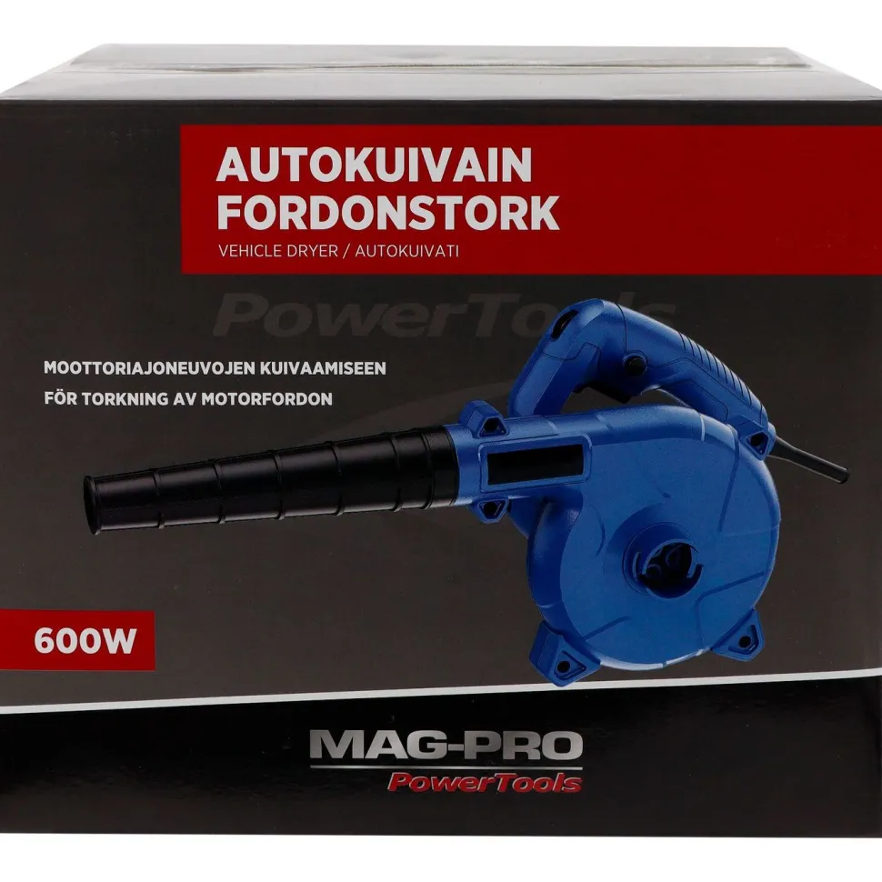 Ilmapuhallin/ajoneuvokuivain Mag-Pro Power Tools 600W 3,5 m³/min