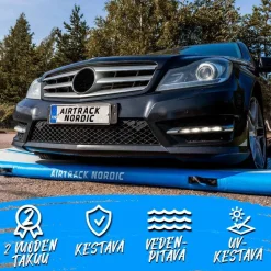 Ilmavolttipatja AirTrack Nordic Deluxe Wide ilmavolttirata eri kokoja