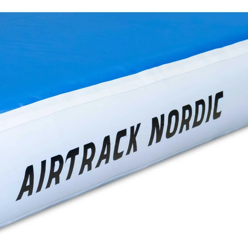 Ilmavolttipatja Airtrack Nordic Deluxe Wide sininen eri kokoja