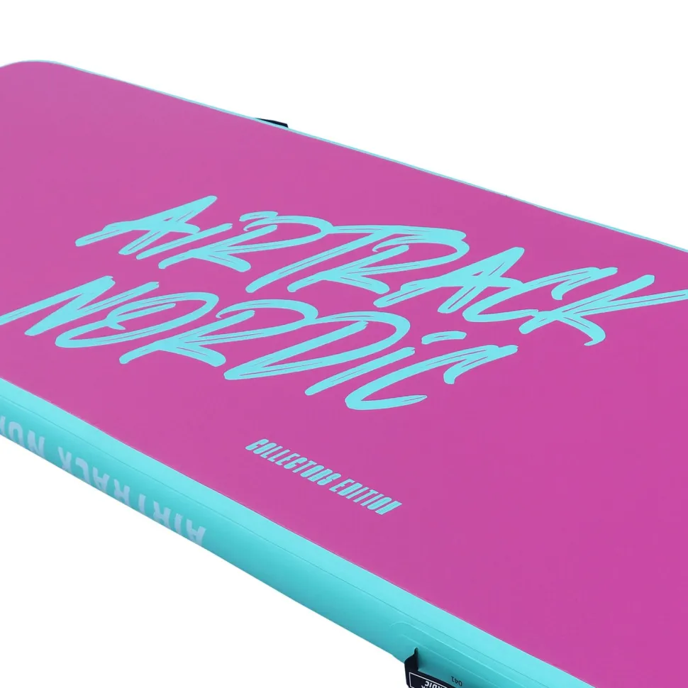 Ilmavolttipatja Airtrack Nordic Home Collectors Edition, 3m, pinkki-minttu