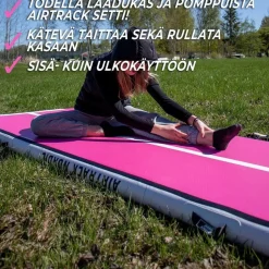 Ilmavolttipatja Airtrack Nordic Home Special Edition eri kokoja ja värejä