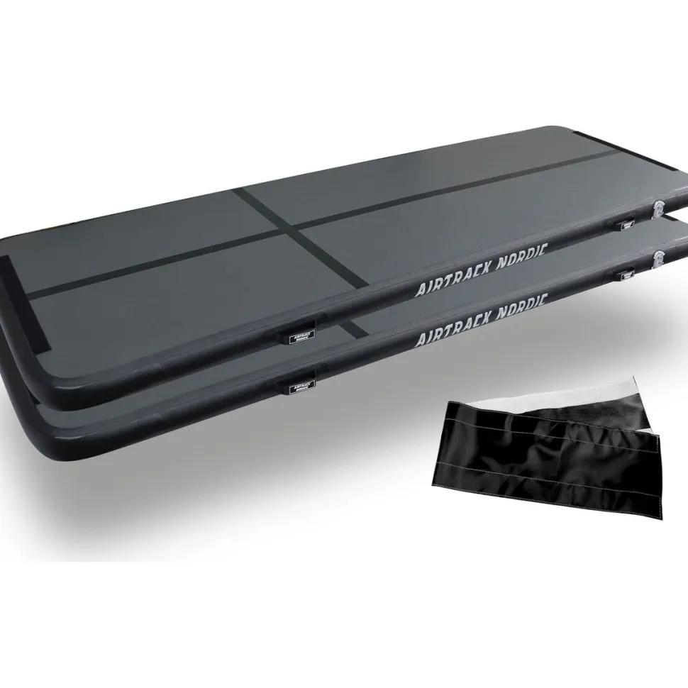 Ilmavolttipatjasetti Airtrack Nordic Home Collectors Edition 3m musta