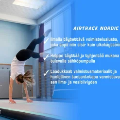 Ilmavolttirata AirTrack Nordic Carbon, leveys 150cm, eri vaihtoehtoja