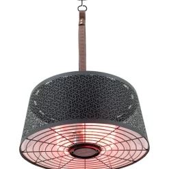 Infralämmitin Pistesarjat Sunred Dark Smart Moderna Artix Hanging, IP44, 2000W, musta
