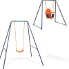 2-in-1 keinu ja vauvakeinu oranssi