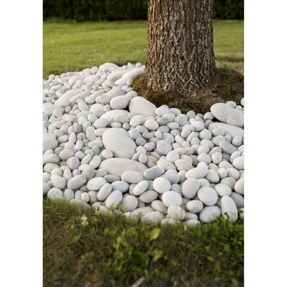 Iso koristekivi Kekkilä, 60 säkkiä x 10 kg/lava, 120-200mm, vaalea kvartsi