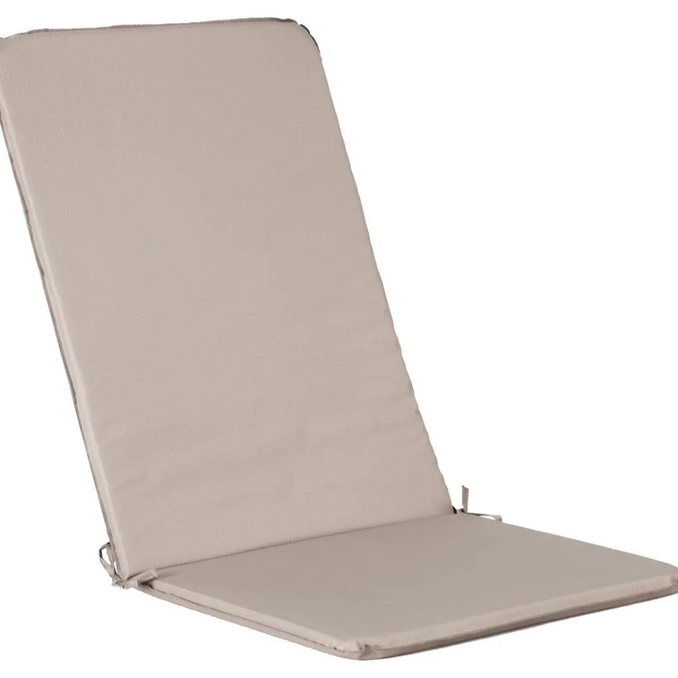 Istuin-selkänojapehmuste Home4You OHIO vedenpitävä, 50x120x2,5 cm beige