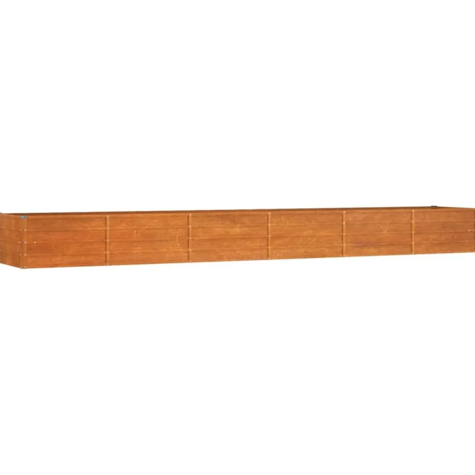 Istutuslaatikko Ruoste, corten-teräs, eri kokoja