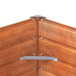 Istutuslaatikko Ruoste, corten-teräs, eri kokoja