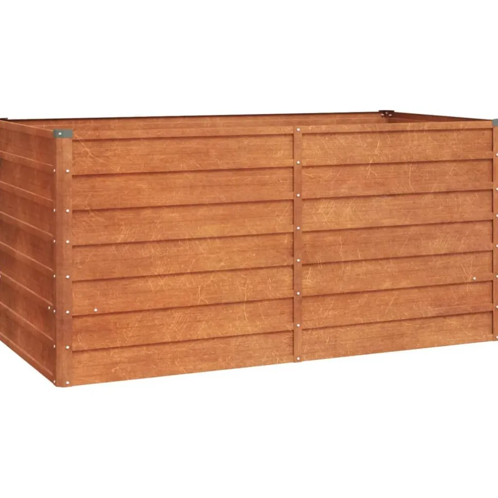 Istutuslaatikko Ruoste, corten-teräs, eri kokoja