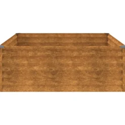 Istutuslaatikko 100x100x36 cm corten-teräs