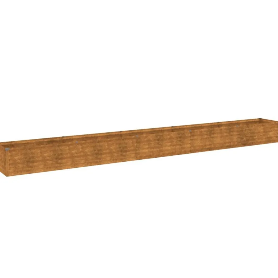Istutuslaatikko 482x50x36 cm corten-teräs