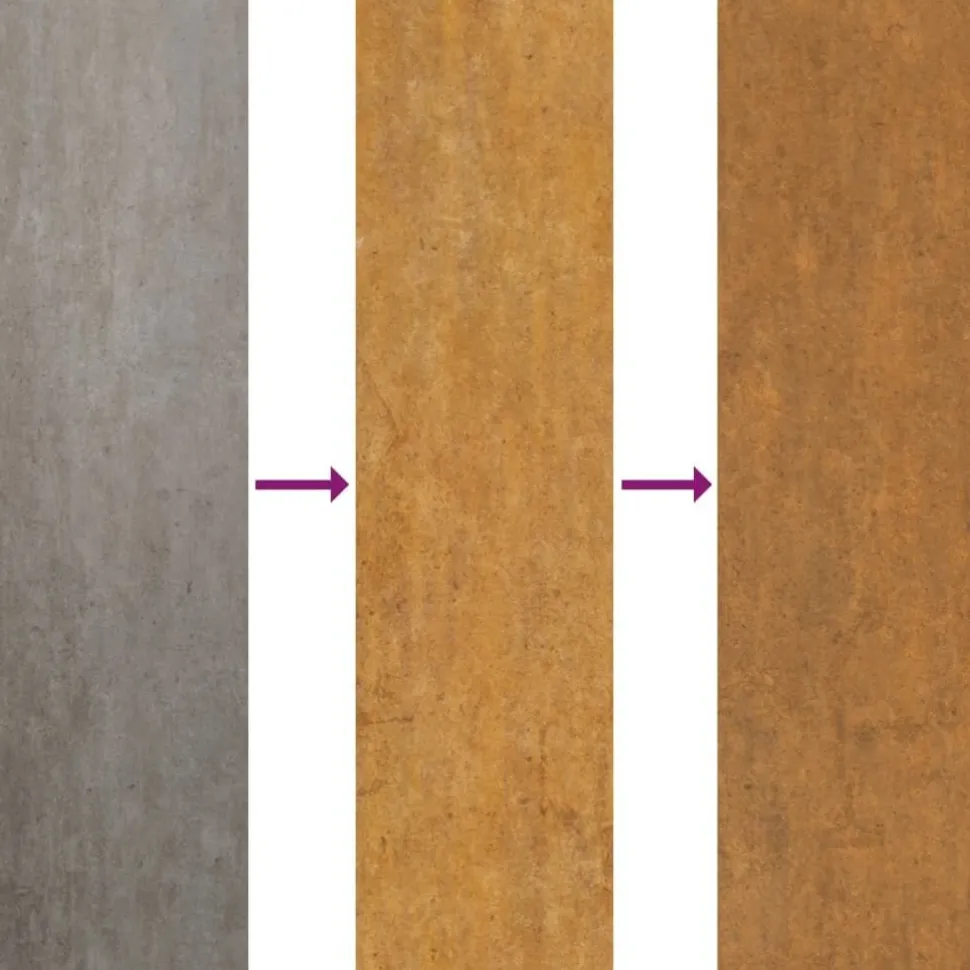 Istutuslaatikko 482x50x36 cm corten-teräs