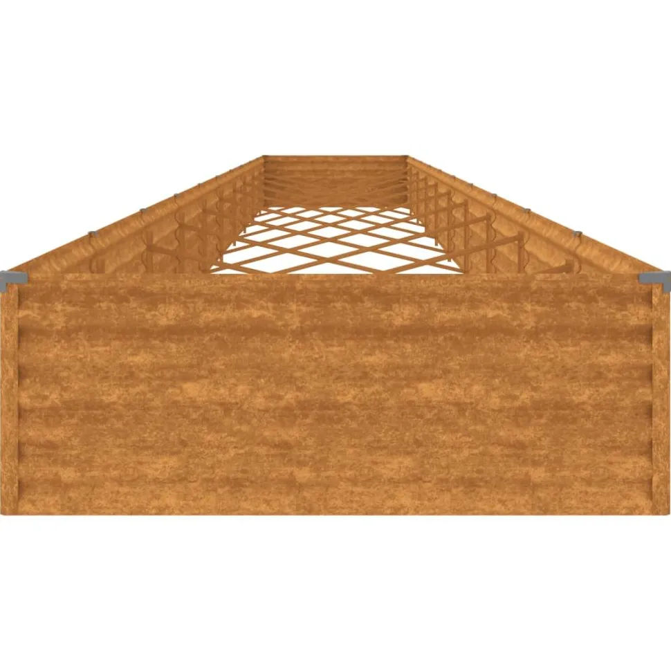 Istutuslaatikko 960x100x36 cm corten-teräs