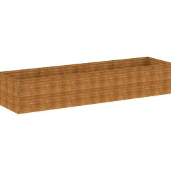 Istutuslaatikko 386x100x69 cm corten-teräs