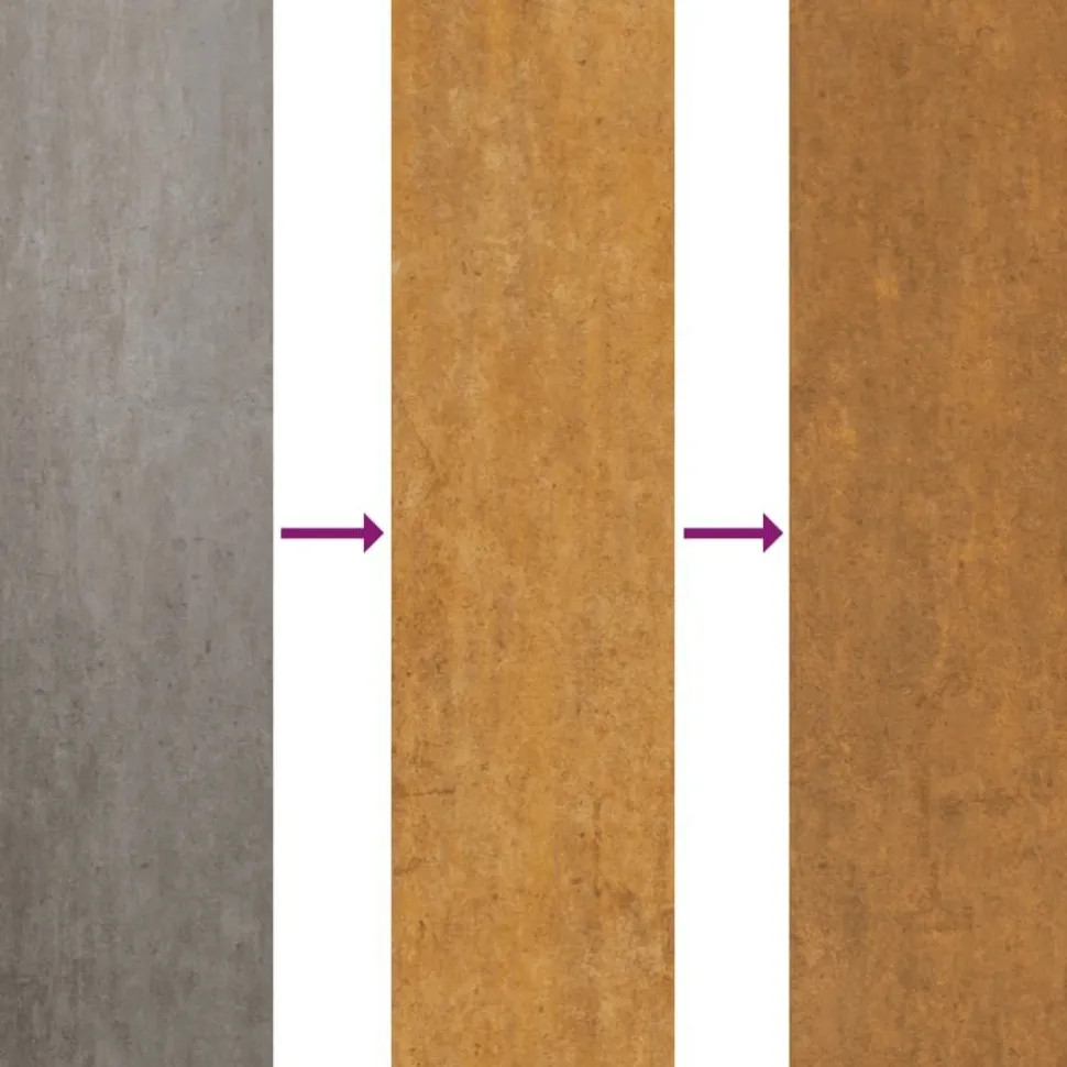 Istutuslaatikko 386x100x69 cm corten-teräs