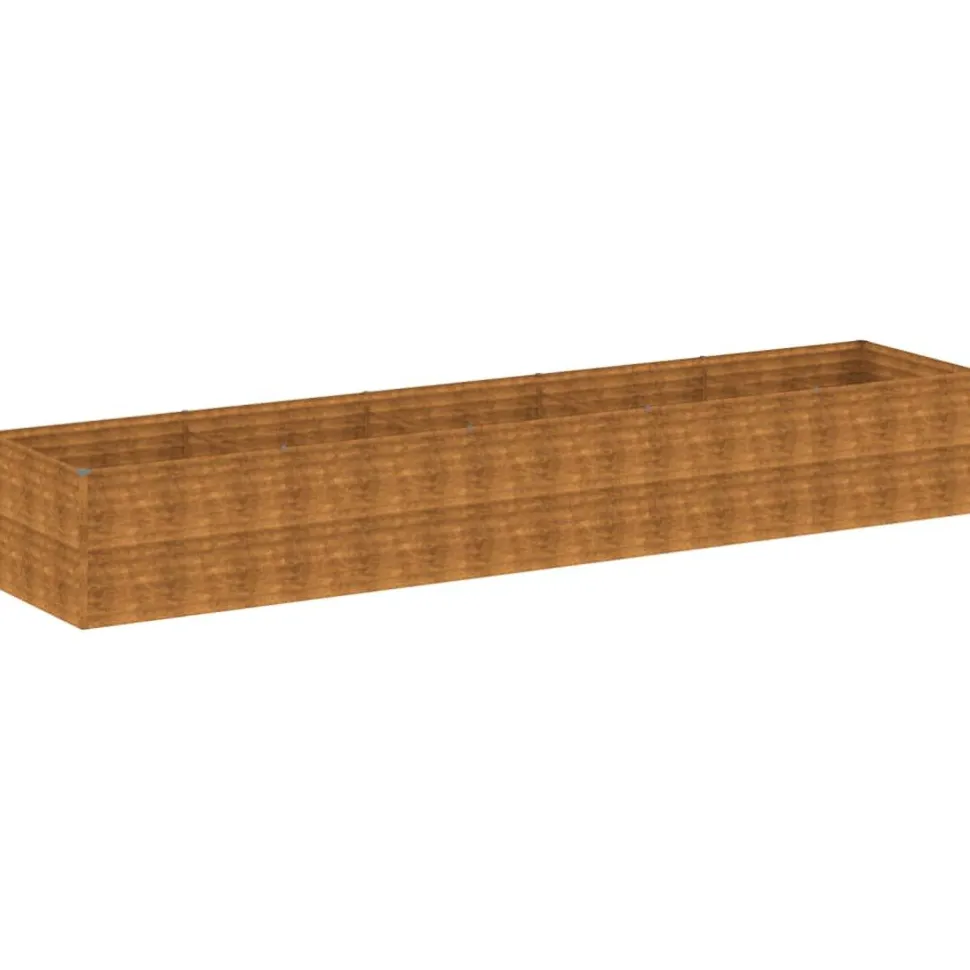 Istutuslaatikko 479x100x69 cm corten-teräs