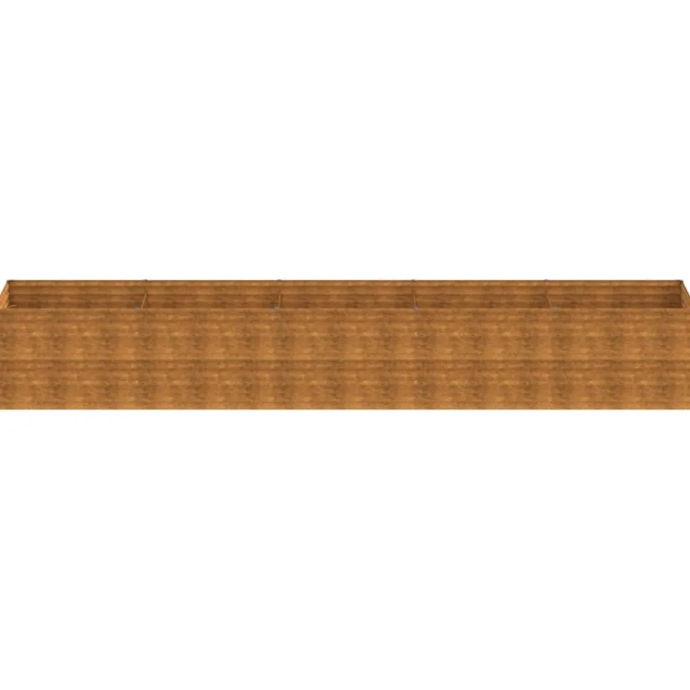 Istutuslaatikko 479x100x69 cm corten-teräs