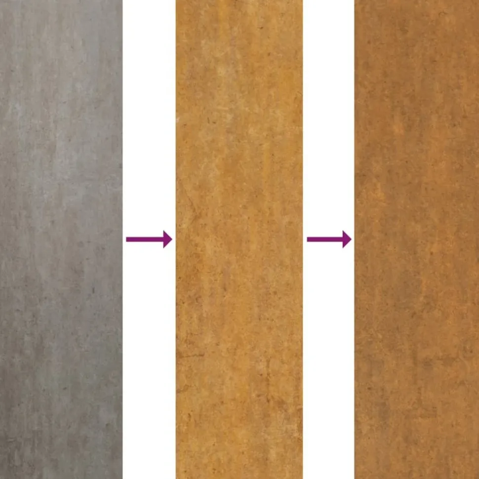 Istutuslaatikko 482x50x69 cm corten-teräs