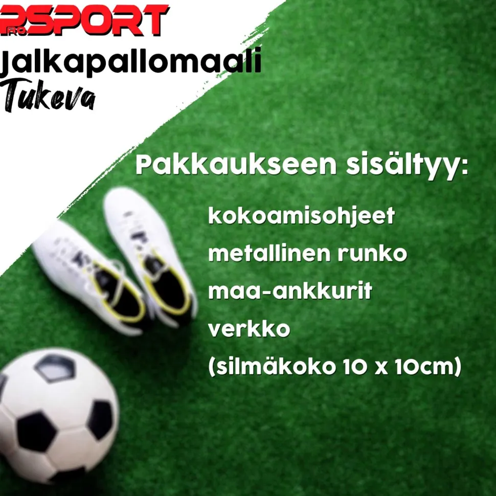 Jalkapallomaali ProSport, tukeva, 210x150x50cm