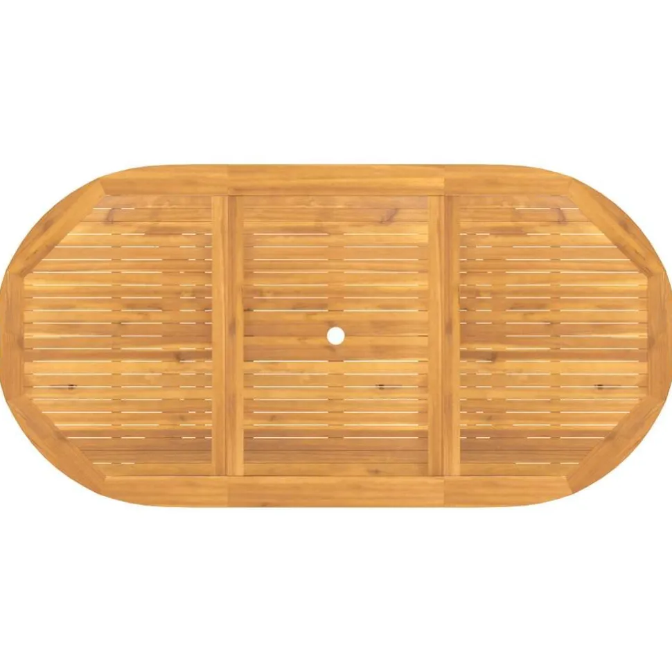 Jatkettava puutarhapöytä 110-160x80x75 cm täysi tiikki (63486)